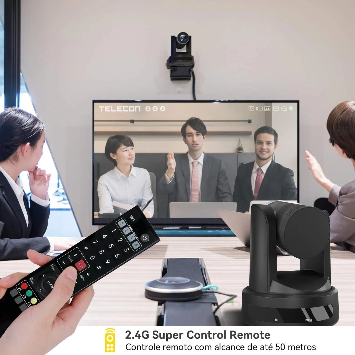 Câmera PTZ 10x HD 1080p - HTML e SDI - Vedo VEDO UV200 - 10X 8 MVshow