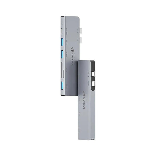Hub USB - C 6 em 1 - Adaptador para MacBook Air 13 SD TF USB - C USB 3.0 Micro SD - Vedo VEDO UCN3317 2 MVshow
