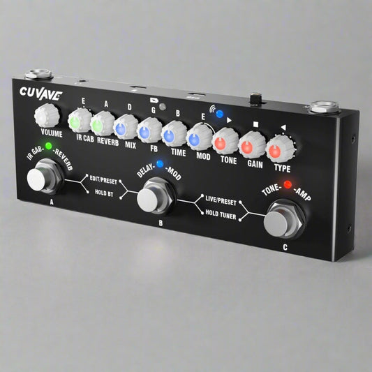Pedaleira de Efeitos Portátil para Guitarra Cube Baby Guitar M - VAVE VD612 M - VAVE VD612 1 MVshow