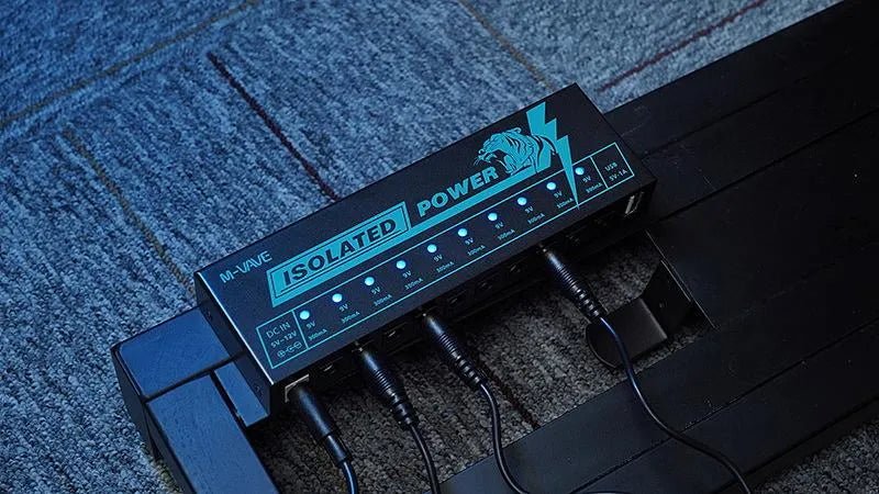 Fonte de Alimentação para Pedal - 10 Saídas de 300mhA M - VAVE M - VAVE VD - SK2 4 MVshow