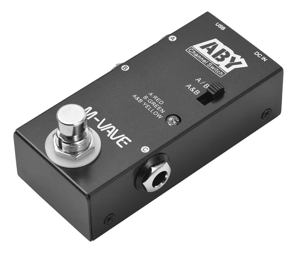 Pedal de Efeitos Seletor Channel Switch ABY M - VAVE para Guitarra M - VAVE VAVE786 9 MVshow