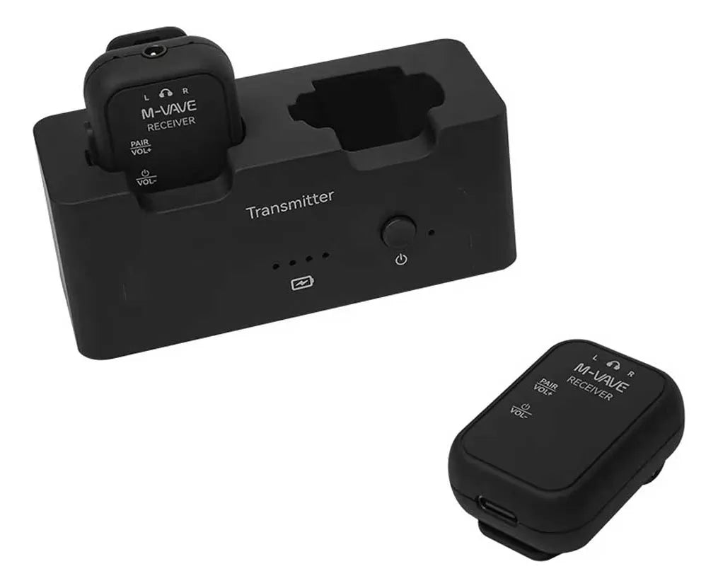 Monitoramento Sem Fio via Fones de Ouvido 2.4GHz 30m WP - 12 M - VAVE M - VAVE wp - 12 6 MVshow