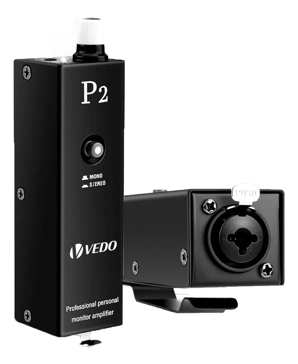 Amplificador Fone Ouvido HiFi Interface Áudio XLR 3,5m Cor Preto VD - P2 Vedo VEDO VD - P2 8 MVshow