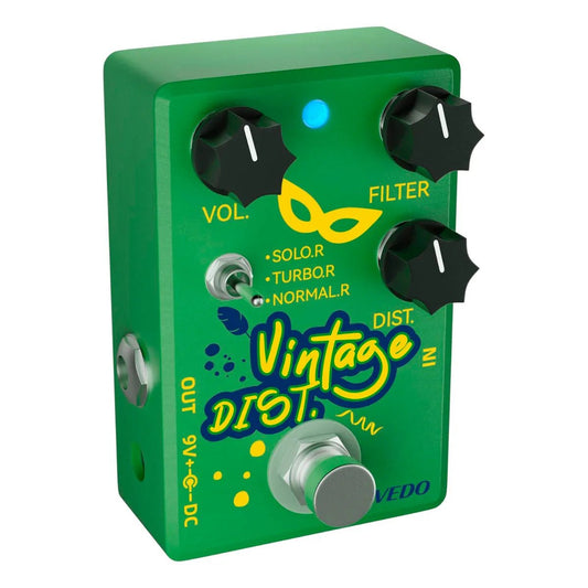 Pedal de Efeito Vedo Distorção Vintage G600V True Bypass para Guitarra VEDO G600V 2 MVshow