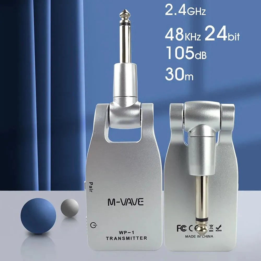 Transmissor e Receptor Sem Fio VAVE8566 M - VAVE 20 a 20KHz para Guitarras e Baixos M - VAVE VAVE8566 7 MVshow