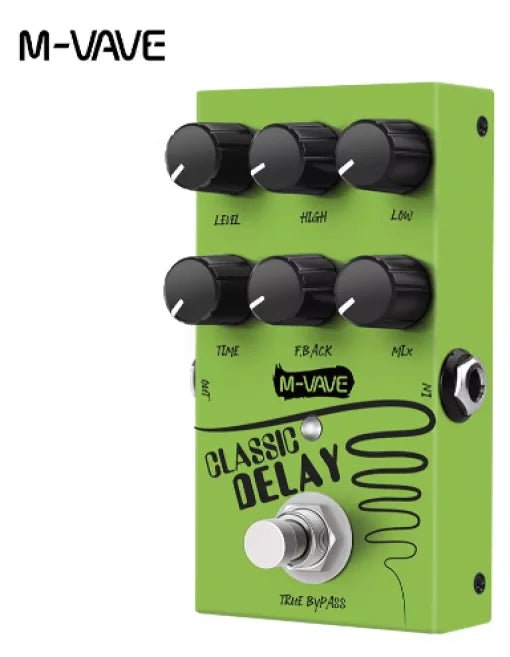 Pedal de Efeito Classic Delay VAVE785 M - VAVE True Bypass M - VAVE VAVE785 10 MVshow