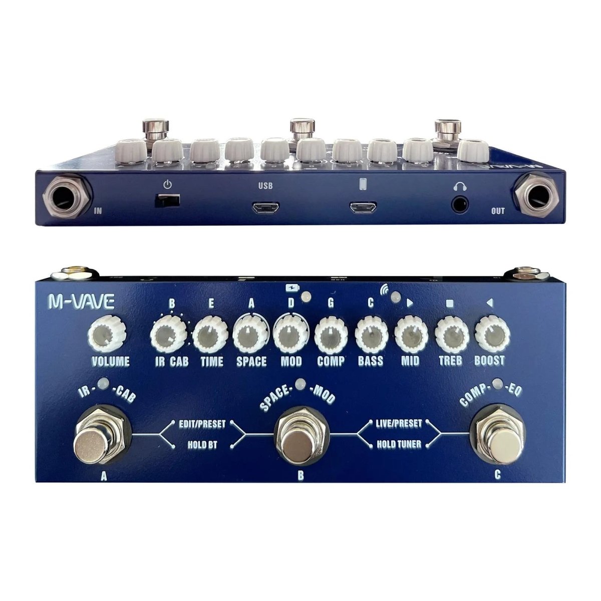 Pedaleira de Efeitos para Baixo Cube Baby Bass M - VAVE Portátil M - VAVE VD634 5 MVshow