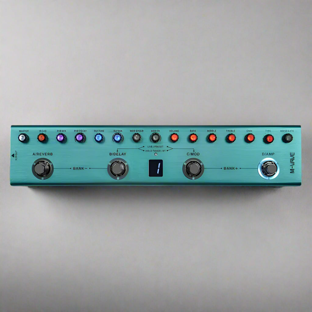 Pedaleira Multi - Efeitos para Guitarra Tank - G M - VAVE M - VAVE TANK - G 4 MVshow