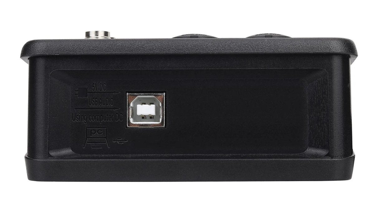 Interface de Áudio 2 Canais Placa de Som para Mixer 2 entradas 2 saídas 24 - bit 192KHz 48v Phantom Power Q12 Teyun Teyun Q - 12 6 MVshow