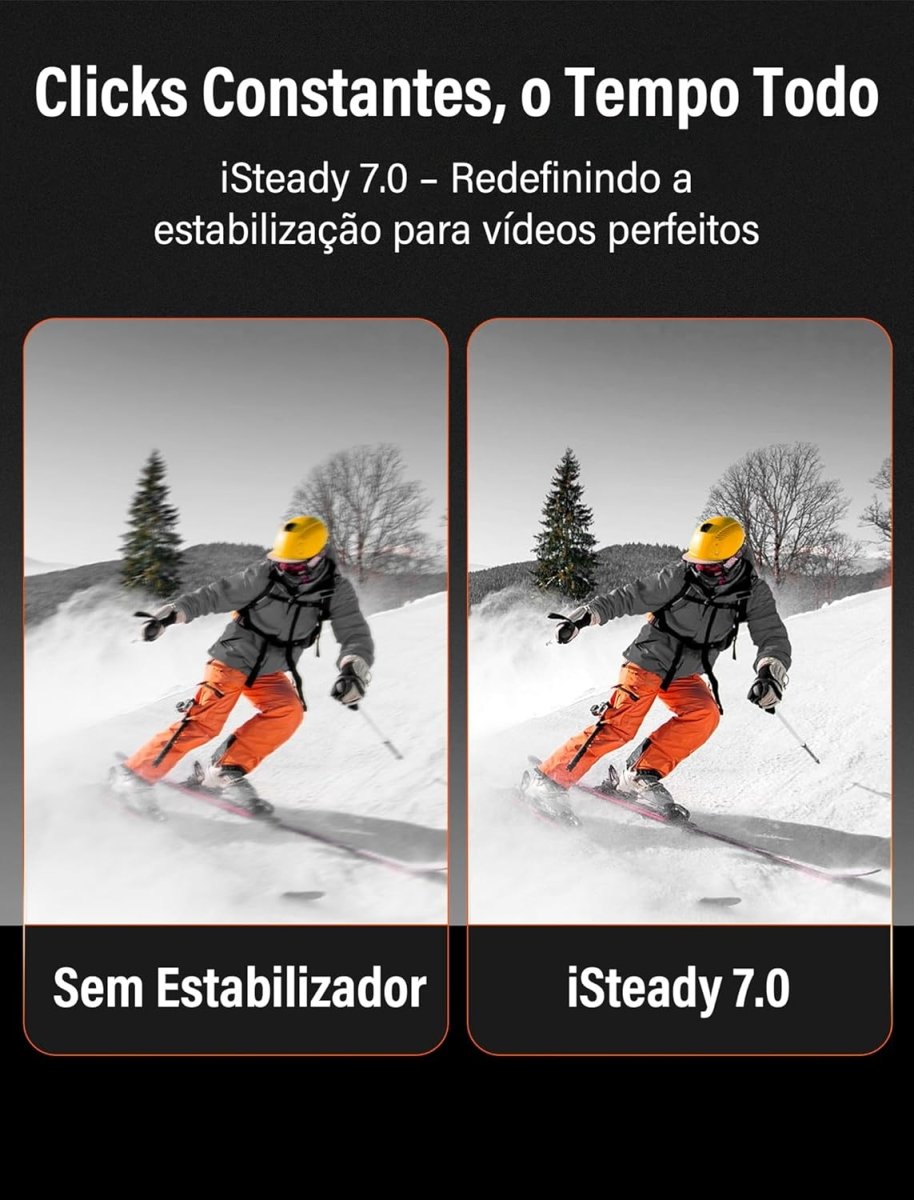 Estabilizador Gimbal Hohem i - Steady M6 Kit 3 eixos para celulares smartphones Hohem M6 KIT 7 MVshow