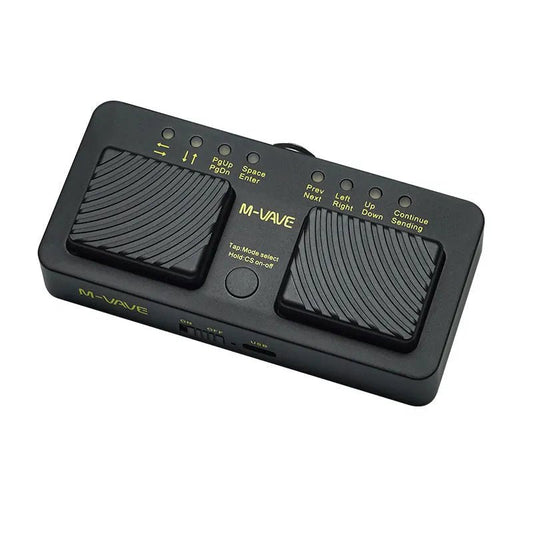 Pedal Passador de Páginas - Silêncioso e Bluetooth Turner - M - Vave - MV Show