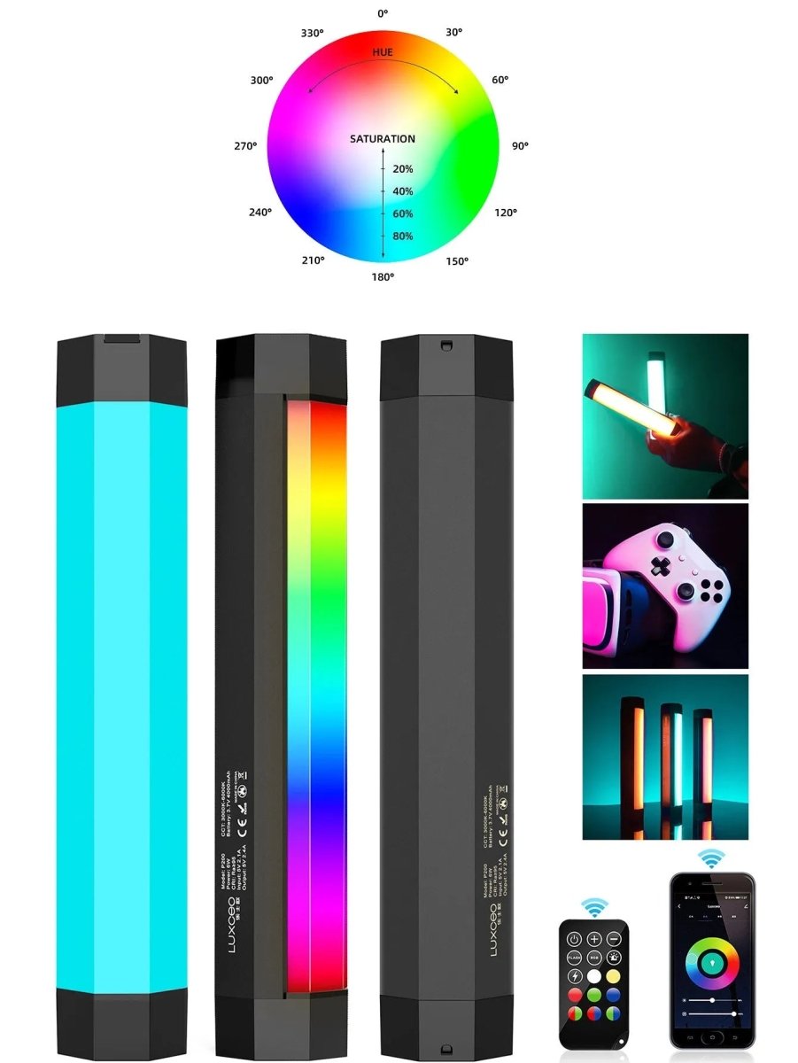 Bastão LED RGB LUXCEO P200 MVshow P200 7 MVshow