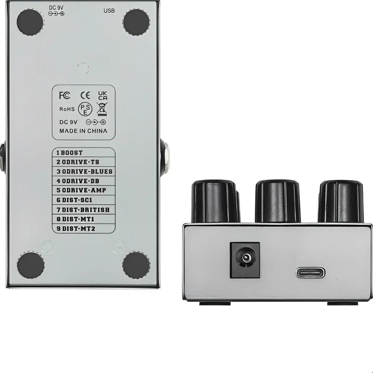 Pedal de Efeito Distorção Mini - EFX M - VAVE M - VAVE MINI - EFX 6 MVshow