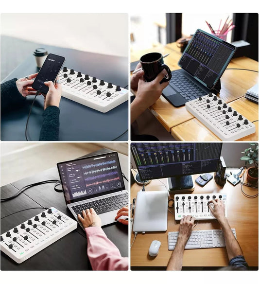 Console de Mixagem com Controle MIDI sem Fios - M - Vave - MV Show