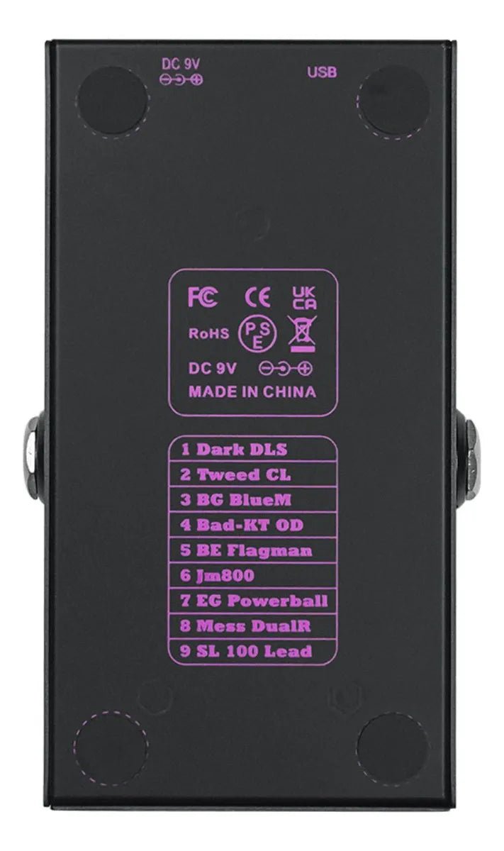 Pedal Simulador de Amplificador Mini - AMP 9 simulações M - VAVE M - VAVE MINI - AMP 3 MVshow