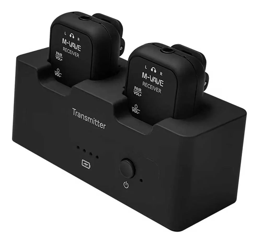 Monitoramento Sem Fio via Fones de Ouvido 2.4GHz 30m WP - 12 M - VAVE M - VAVE wp - 12 5 MVshow