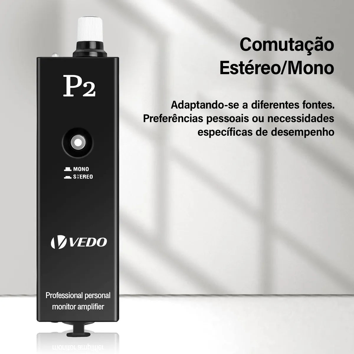 Amplificador Fone Ouvido HiFi Interface Áudio XLR 3,5m Cor Preto VD - P2 Vedo VEDO VD - P2 6 MVshow