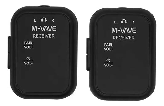 Monitoramento Sem Fio via Fones de Ouvido 2.4GHz 30m WP - 12 M - VAVE M - VAVE wp - 12 1 MVshow