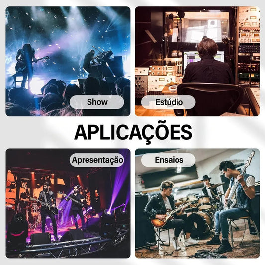 Amplificador Fone Ouvido HiFi Interface Áudio XLR 3,5m Cor Preto VD - P2 Vedo VEDO VD - P2 2 MVshow