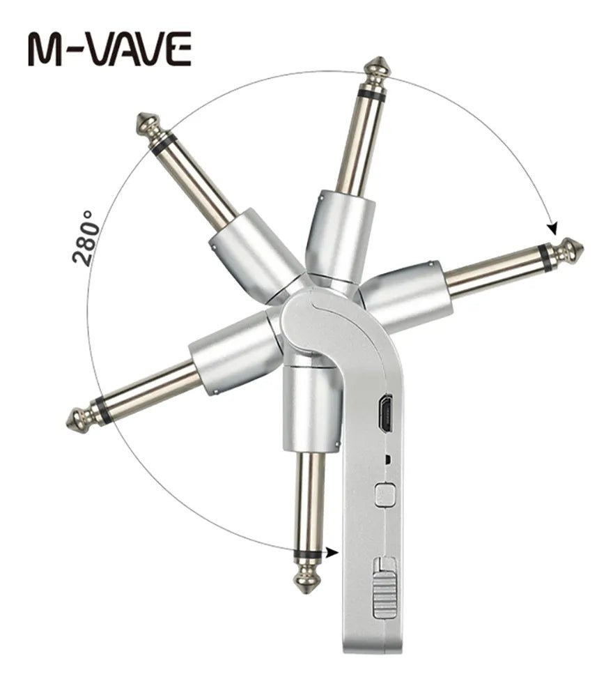 Sistema De Guitarra/baixo Sem Fio 30m 2.4GHz WP - 1 MONO M - VAVE M - VAVE WP - 1 7 MVshow