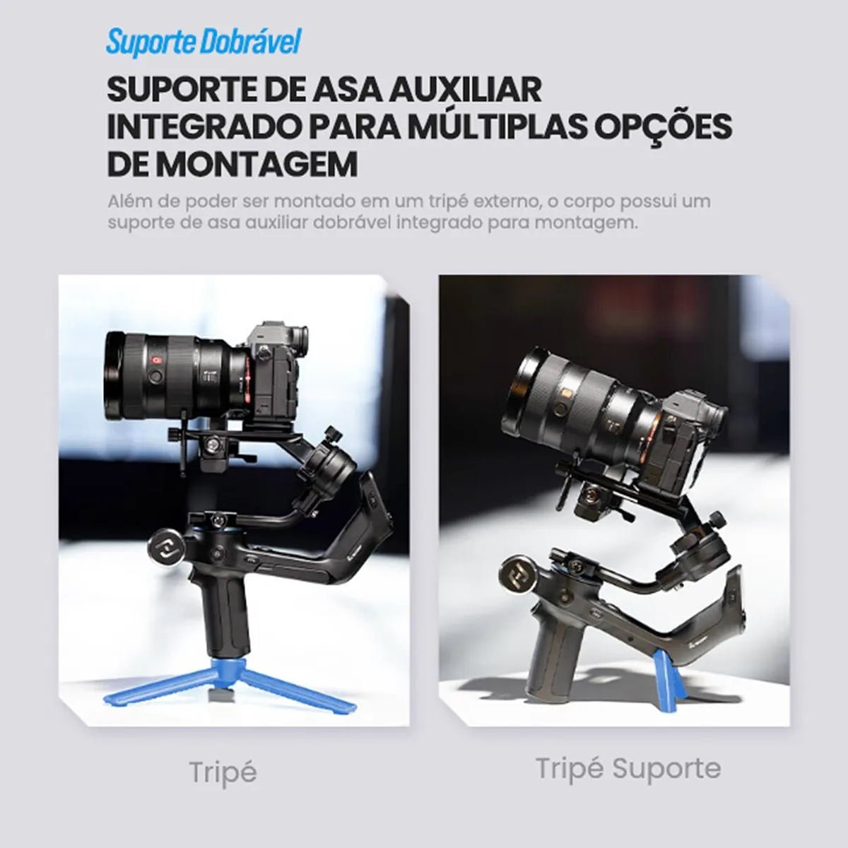 Estabilizador Profissional para Câmeras - Gimbal Scorp - C - Feiyutech - MV Show