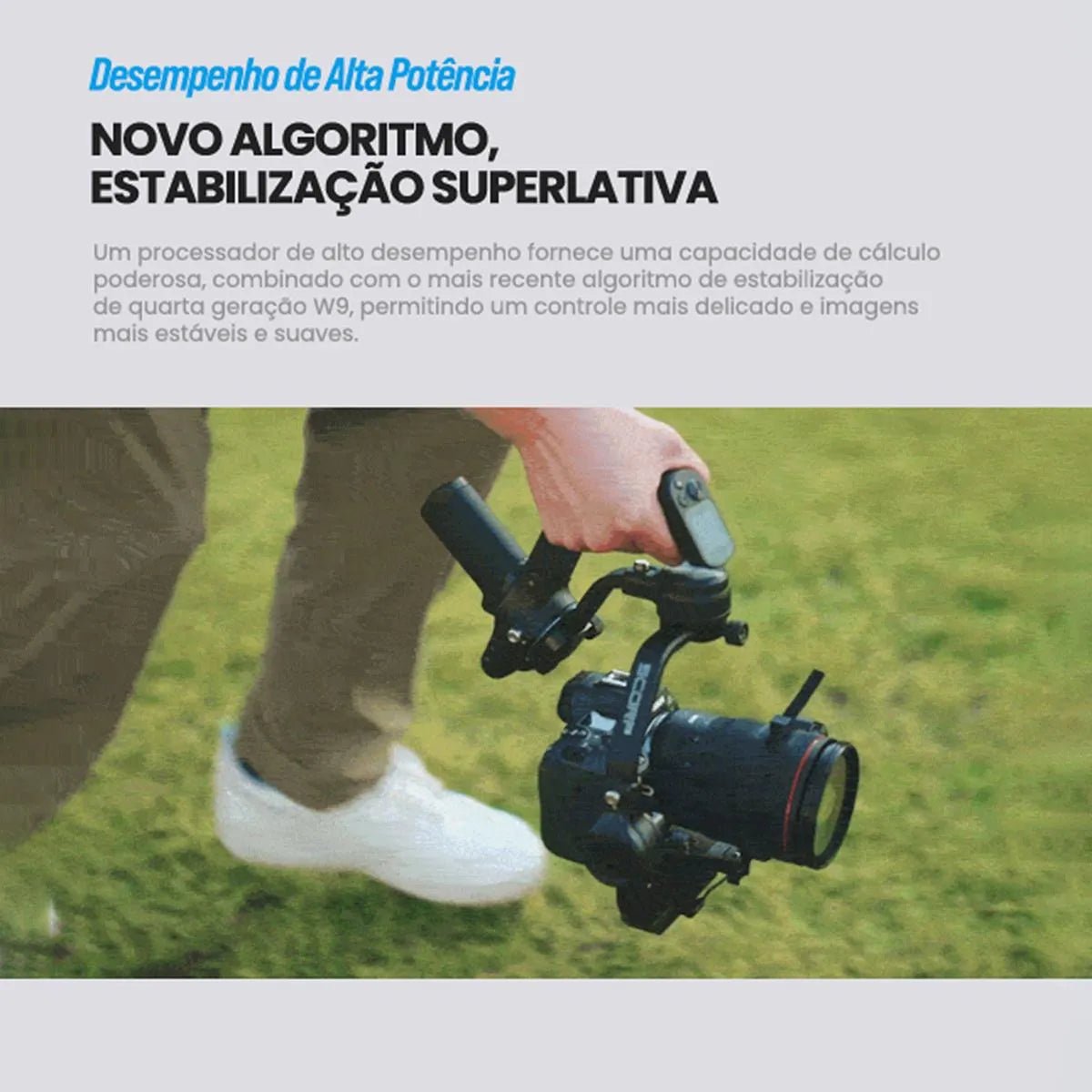 Estabilizador Profissional para Câmeras - Gimbal Scorp - C - Feiyutech - MV Show