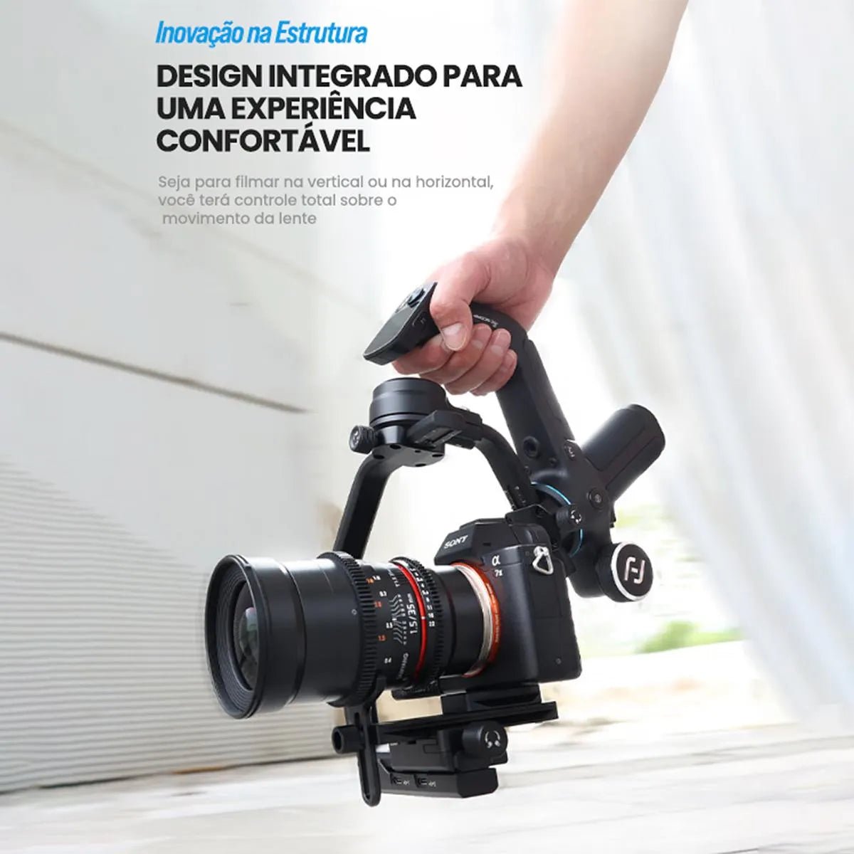 Estabilizador Profissional para Câmeras - Gimbal Scorp - C - Feiyutech - MV Show