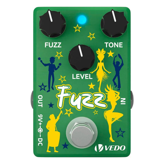 Pedal de Efeito Fuzz para Guitarra - Vedo - MV Show