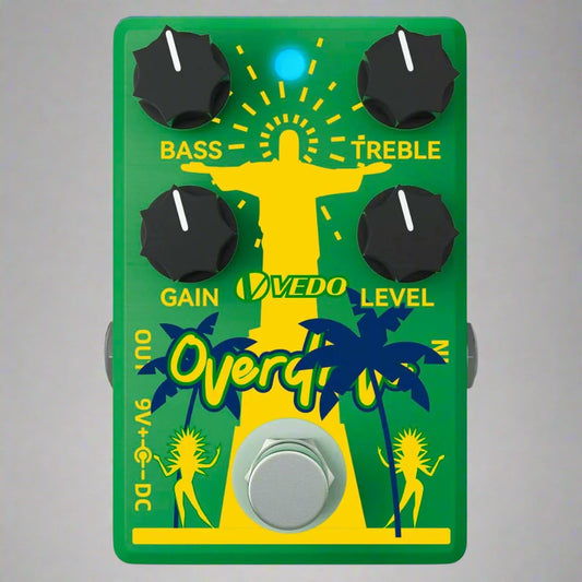 Pedal de Efeito Overdrive de Guitarra - Vedo - MV Show