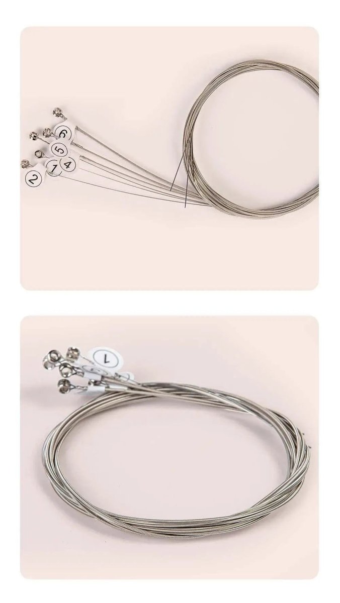 Cordas em Aço e Níquel para Guitarra Elétrica de 0,23mm a 1,06mm GE09 MOGE MOGE GE09 3 MVshow