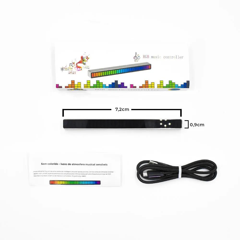 Controlador de Música LED - Barra de Cores RGB GMRGB GL032 5 MVshow