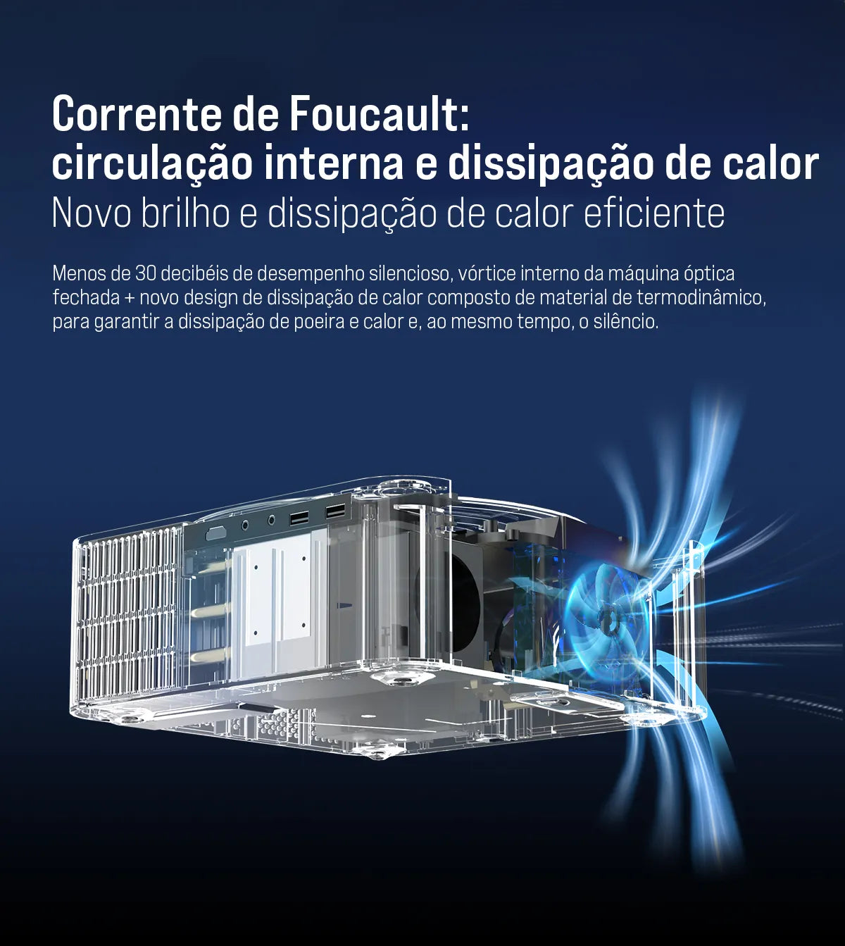 Projetor LED Portátil Full HD - Android e WIFI - Vedo VEDO HDK8 15 MVshow