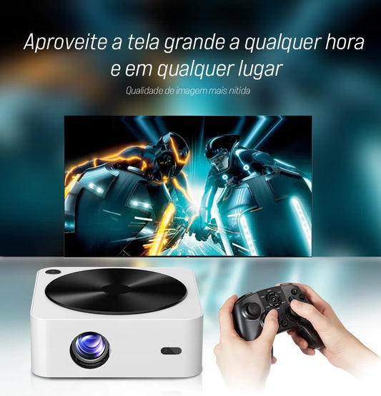 Projetor LED Portátil Full HD - Android e WIFI - Vedo - MV Show