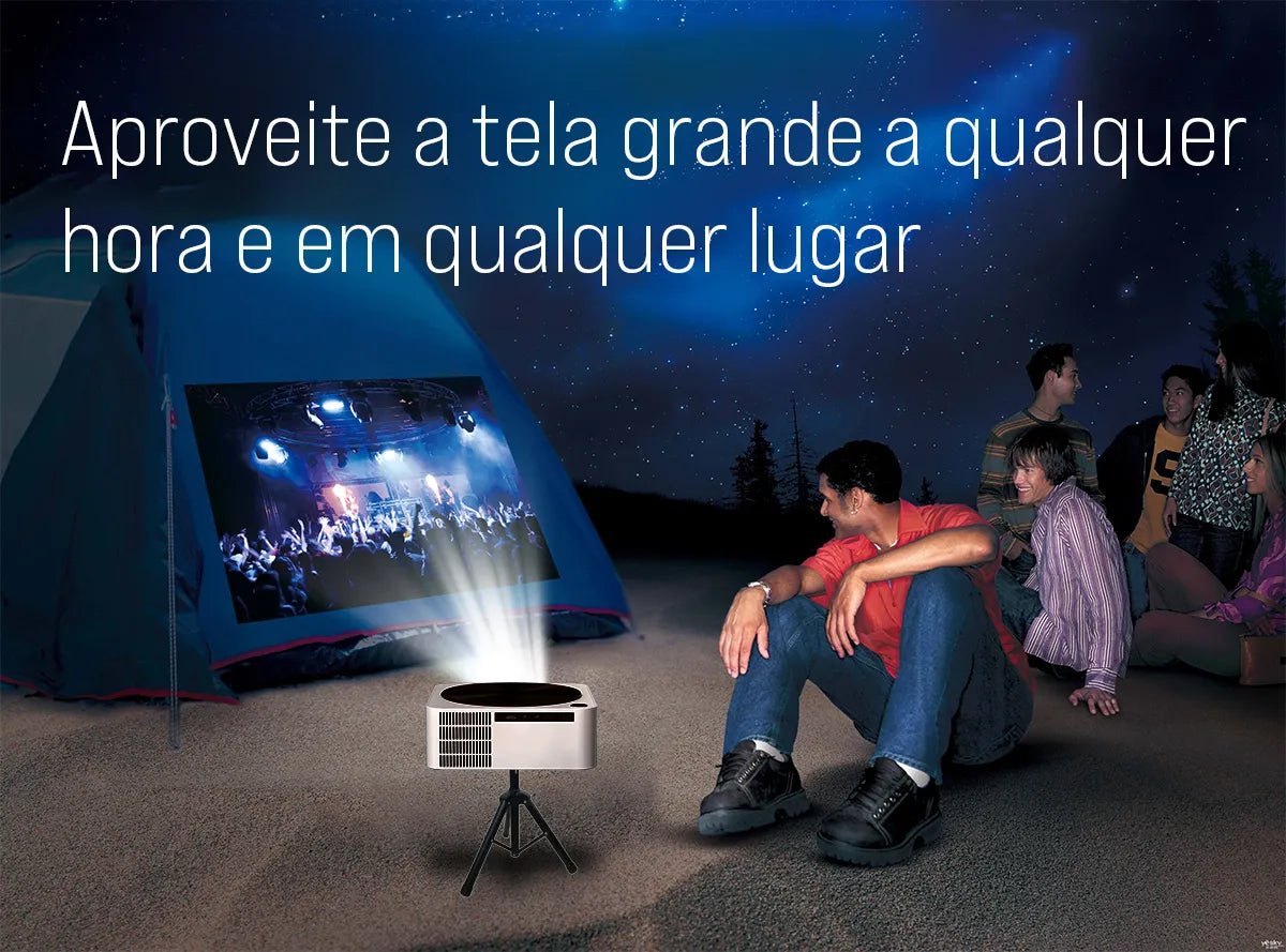 Projetor LED Portátil Full HD - Android e WIFI - Vedo VEDO HDK8 22 MVshow