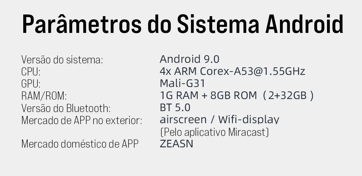 Projetor LED Portátil Full HD - Android e WIFI - Vedo VEDO HDK8 9 MVshow