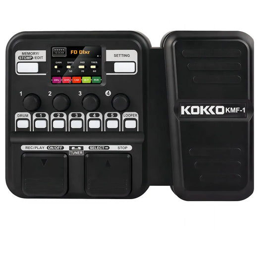 Pedaleira com 18 Efeitos para Guitarra Elétrica - Kokko - MV Show