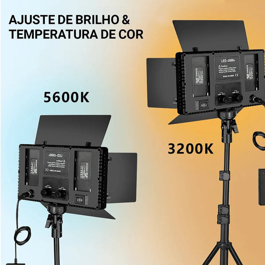 Luz de Preenchimento Profissional - LED 1120 Lâmpadas - Modus - MV Show