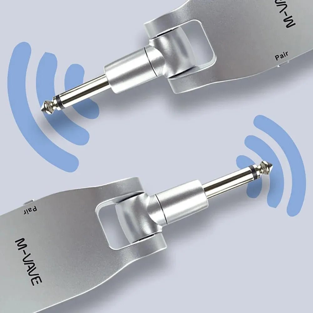 Transmissor e Receptor Sem Fio VAVE8566 M - VAVE 20 a 20KHz para Guitarras e Baixos M - VAVE VAVE8566 6 MVshow