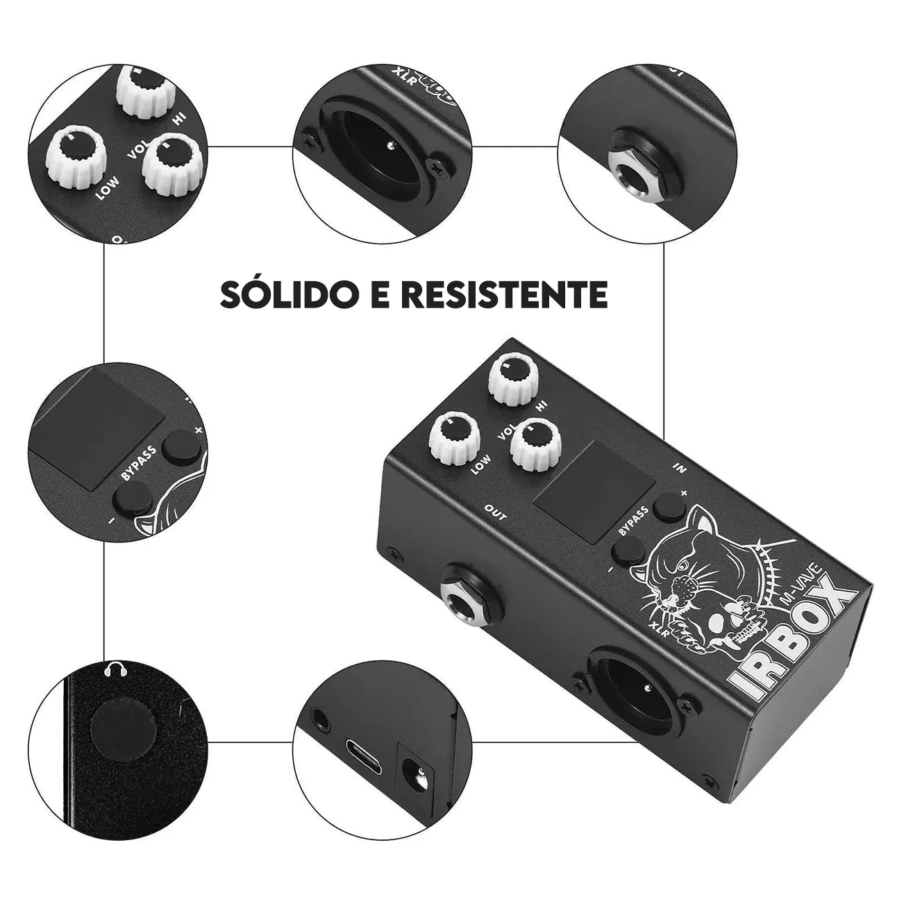 Pedal de Guitarra de Efeitos IMPULSE RESPONSE IR BOX - M - VAVE - MV Show