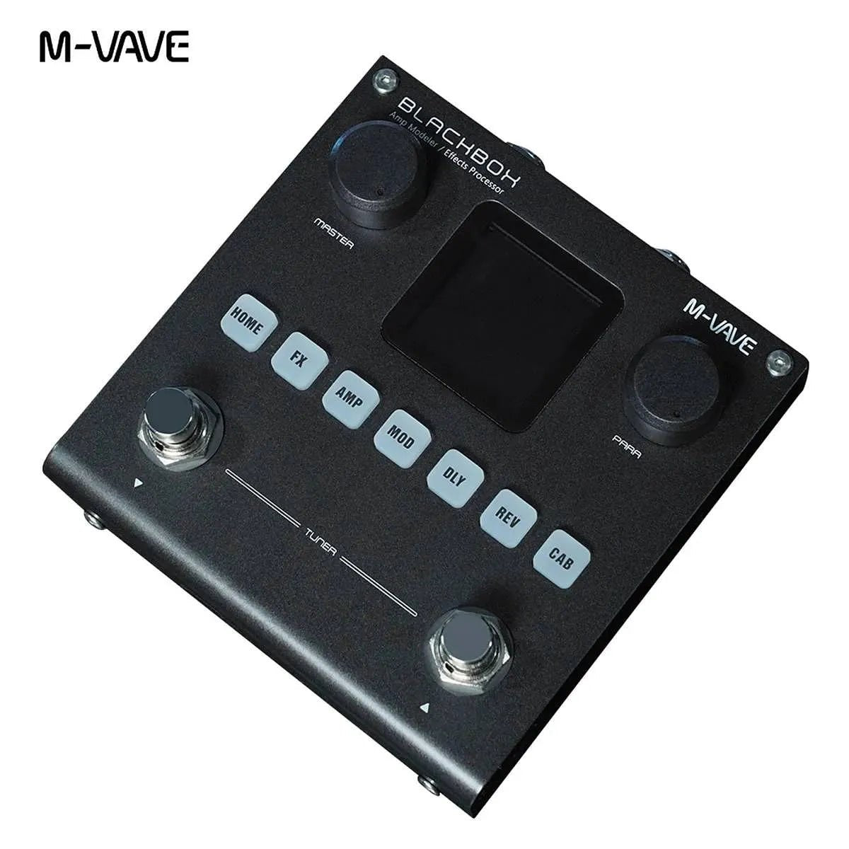 Pedaleira Multi Efeitos BLACKBOX M - VAVE para Guitarra M - VAVE BLACKBOX 5 MVshow