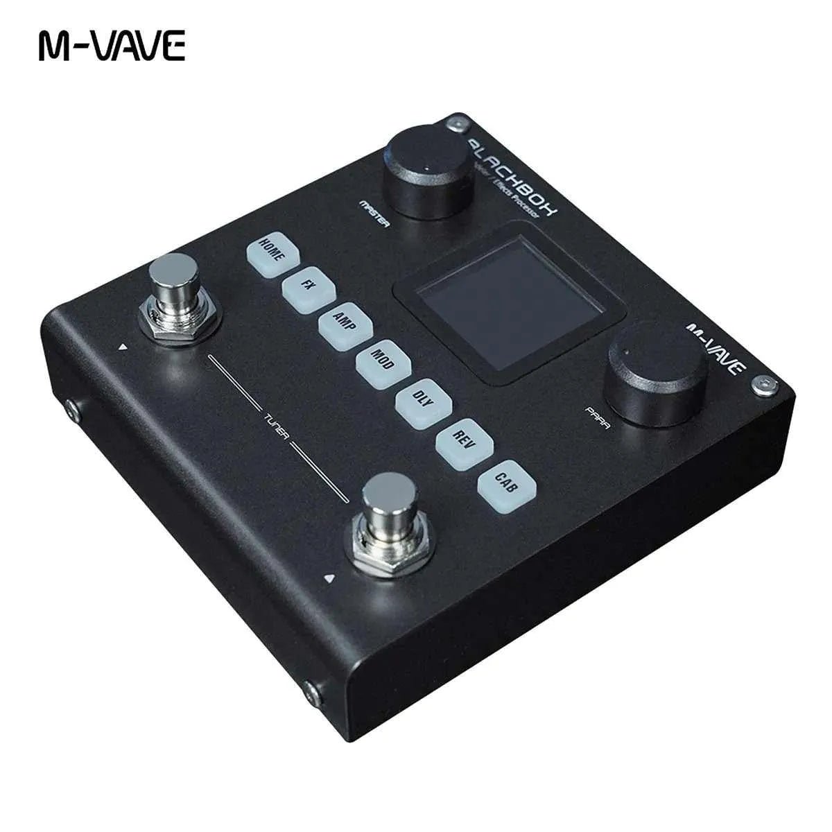 Pedaleira Multi Efeitos BLACKBOX M - VAVE para Guitarra M - VAVE BLACKBOX 7 MVshow