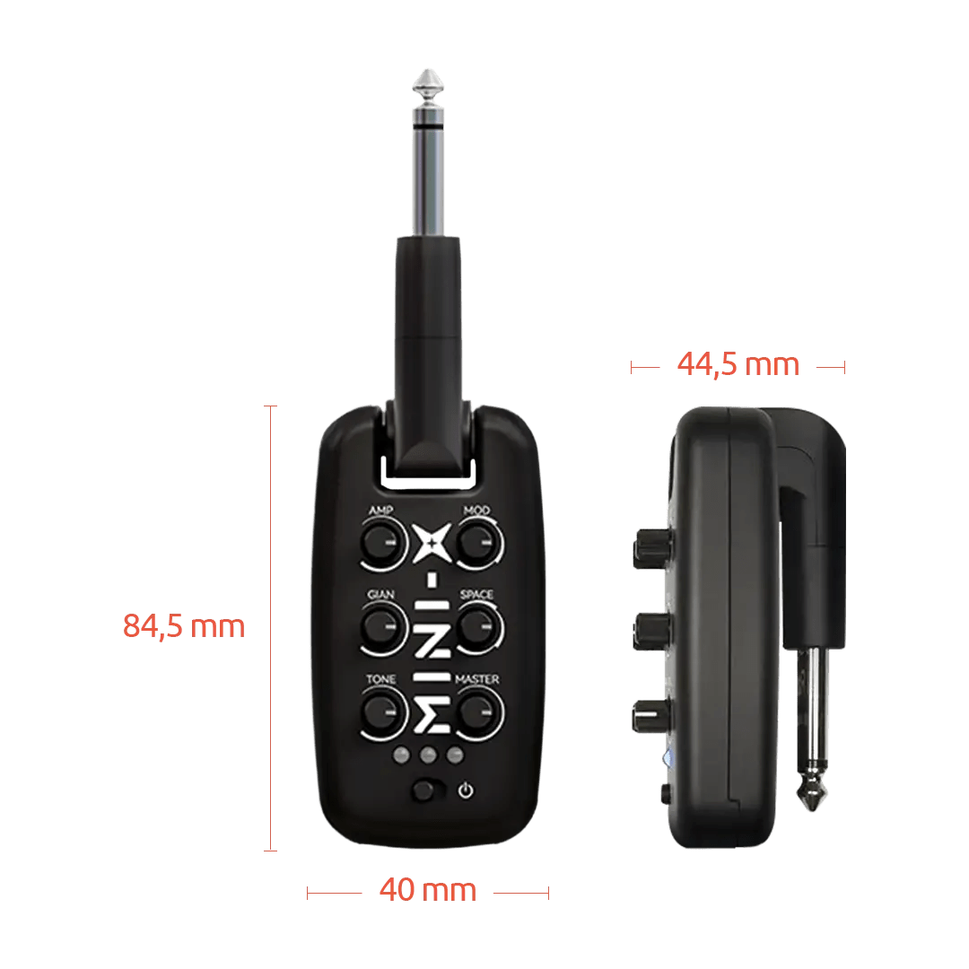 Amplificador Portátil de Guitarra e Baixo MINI - X M - VAVE com Efeitos e Bluetooth M - VAVE mini - x 5 MVshow