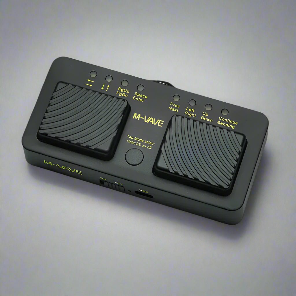 Pedal Passador de Páginas Page Turner Silêncioso e Bluetooth Turner VAVE368 M - VAVE M - VAVE VAVE368 1 MVshow