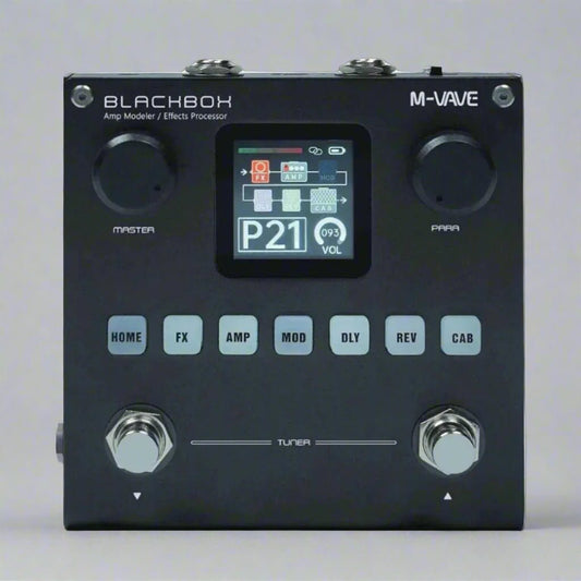 Pedaleira Multi Efeitos BlackBox M - VAVE para Guitarra - MVshow