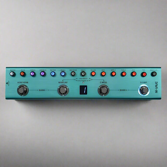 Pedaleira Multi - Efeitos para Guitarra Tank - G M - VAVE M - VAVE TANK - G 4 MVshow